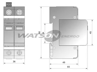 Разрядники CT-T2 PV, Leutron