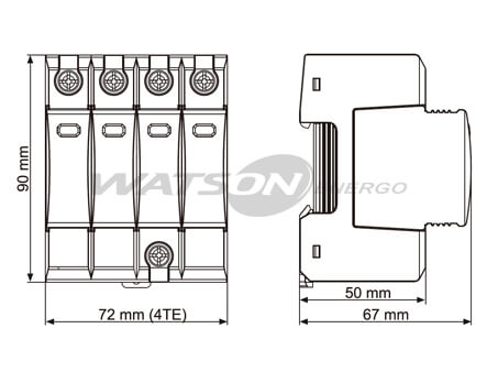 Розрядники Power T1+T2, RST
