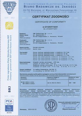 Комплект обмідненого заземлення WTG®-БЕЗПЕКА