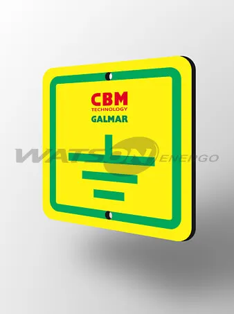 Знак "ЗАЗЕМЛЕНИЕ", GALMAR